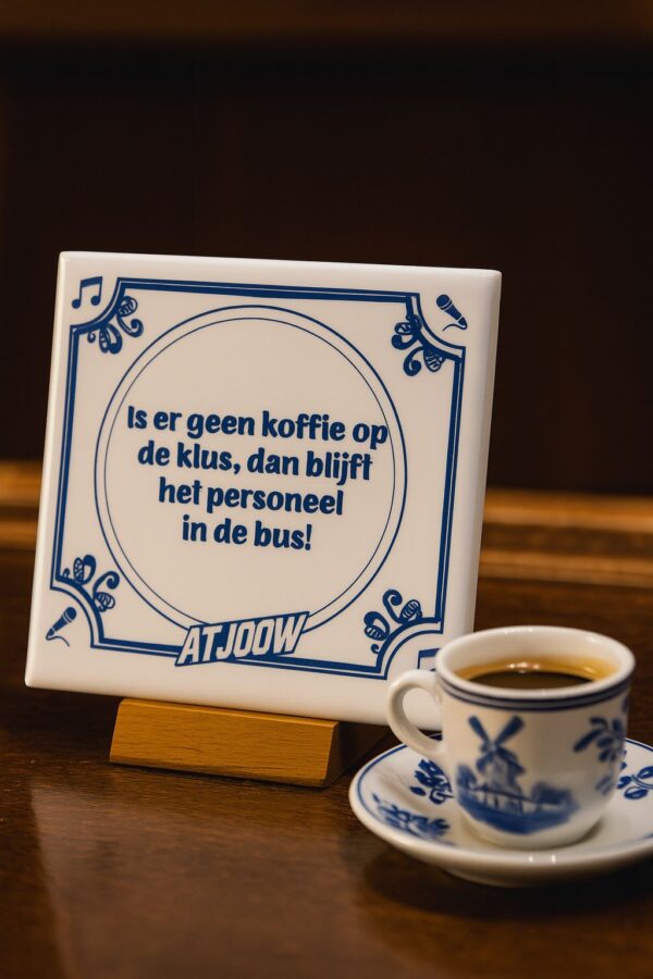 Tegeltje: Geen Koffie Op de Klus - Afbeelding 2