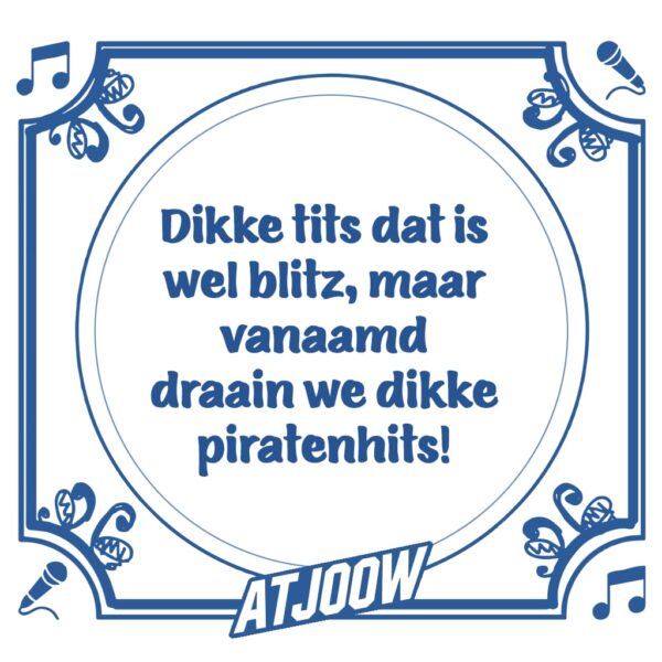 Tegeltje: Dikke Tits