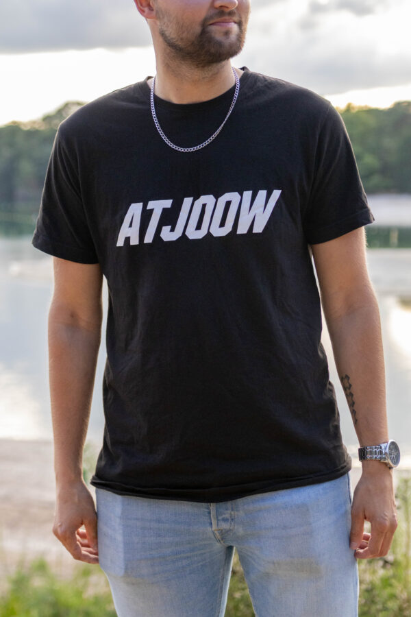 Atjoow T-shirt (achterkant zonder tekst) Zwart - Afbeelding 3