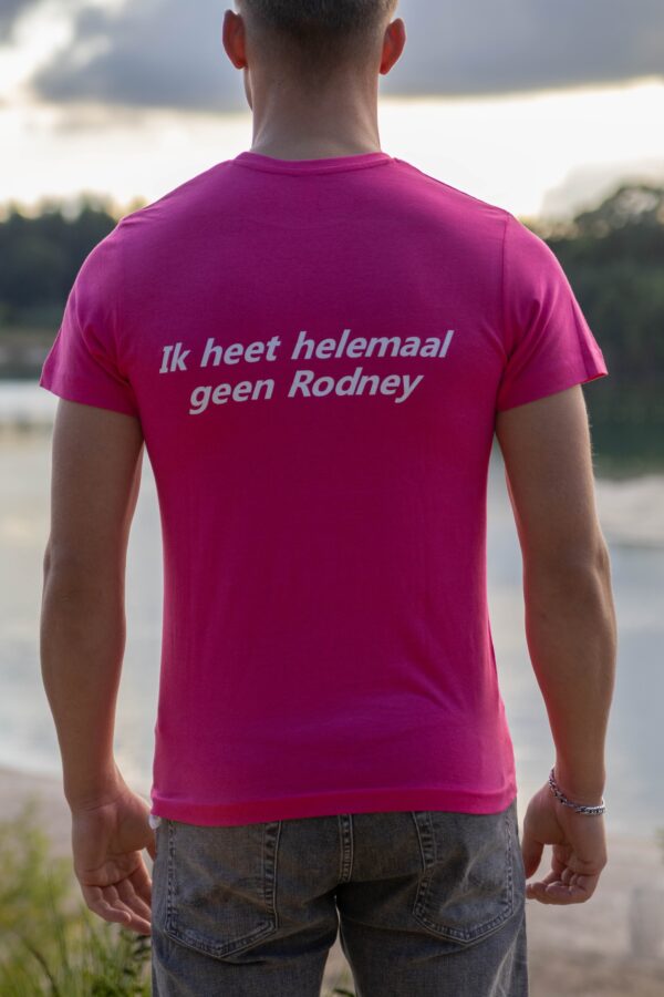 Atjoow T-shirt (ik heet helemaal geen rodney) Roze - Afbeelding 4