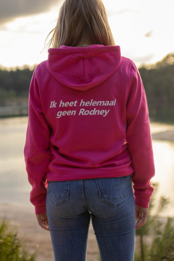 Atjoow Hoodie (Ik heet helemaal geen Rodney) Roze - Afbeelding 4