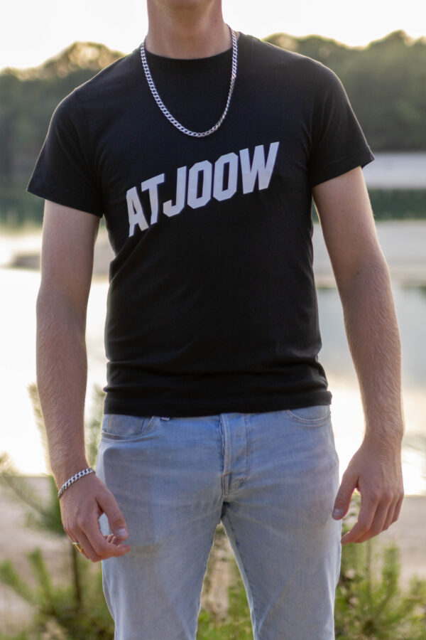 Atjoow T-shirt (kleur op kleur elektromonteur) Zwart - Afbeelding 3