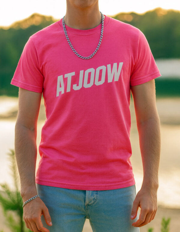 Atjoow T-shirt (achterkant zonder tekst) Roze - Afbeelding 3