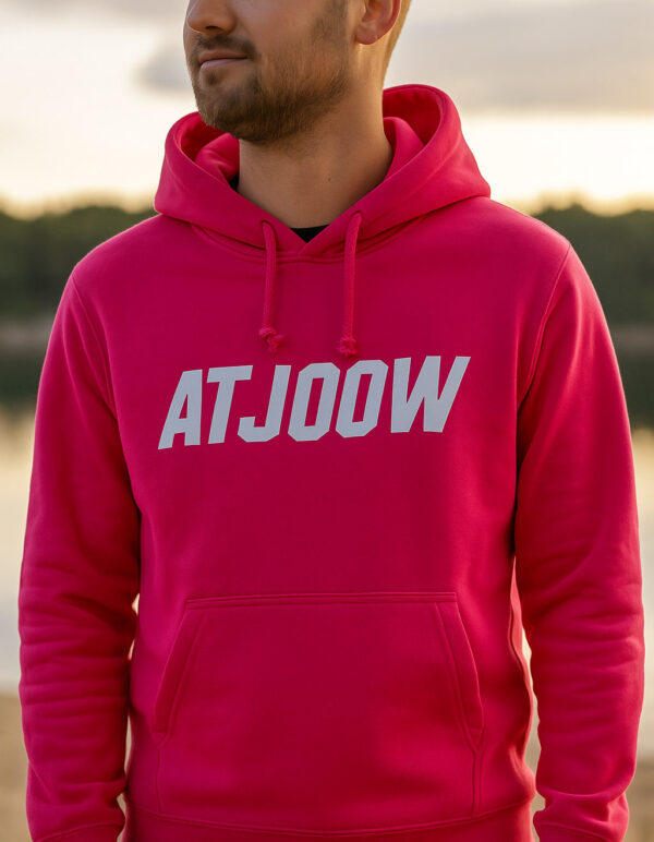 Atjoow Hoodie (kleur op kleur elektromonteur) Roze - Afbeelding 3