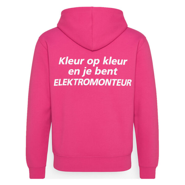 Atjoow Hoodie (kleur op kleur elektromonteur) Roze