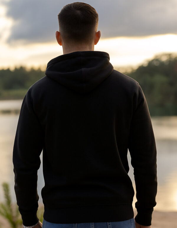 Atjoow Hoodie (zonder tekst op achterkant) Zwart - Afbeelding 4