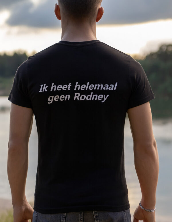 Atjoow T-shirt (ik heet helemaal geen rodney) Zwart - Afbeelding 4