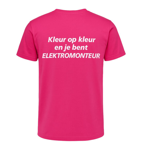 Atjoow T-shirt (kleur op kleur elektromonteur) Roze