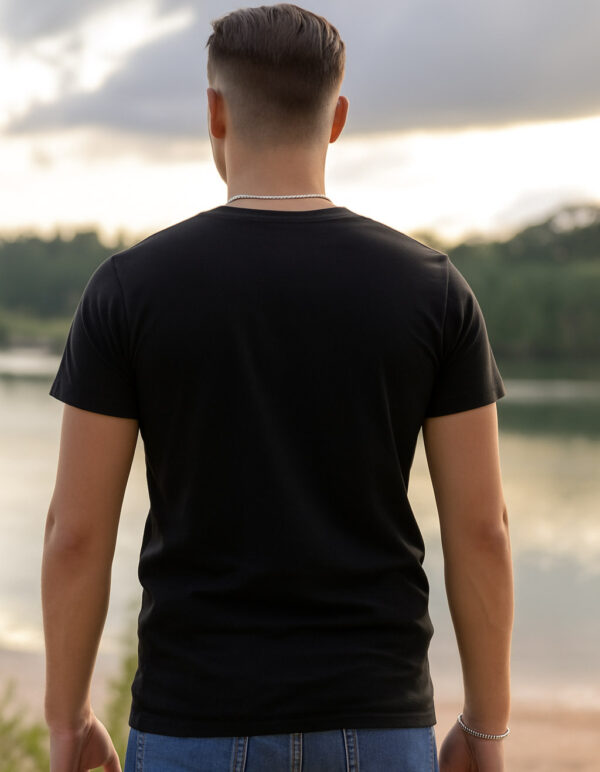 Atjoow T-shirt (achterkant zonder tekst) Zwart - Afbeelding 4
