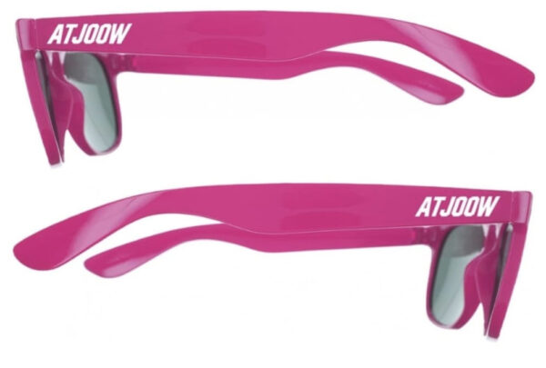 Atjoow Zonnebril Roze/Wit - Afbeelding 2
