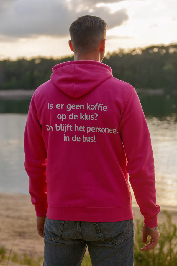 Atjoow Hoodie (Geen koffie op de klus) Roze - Afbeelding 4