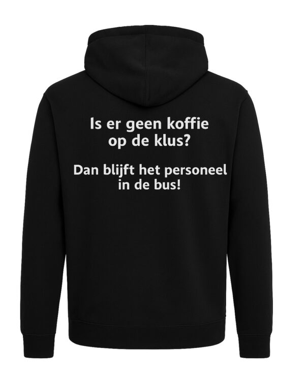 Atjoow Hoodie (Geen koffie op de klus) Zwart