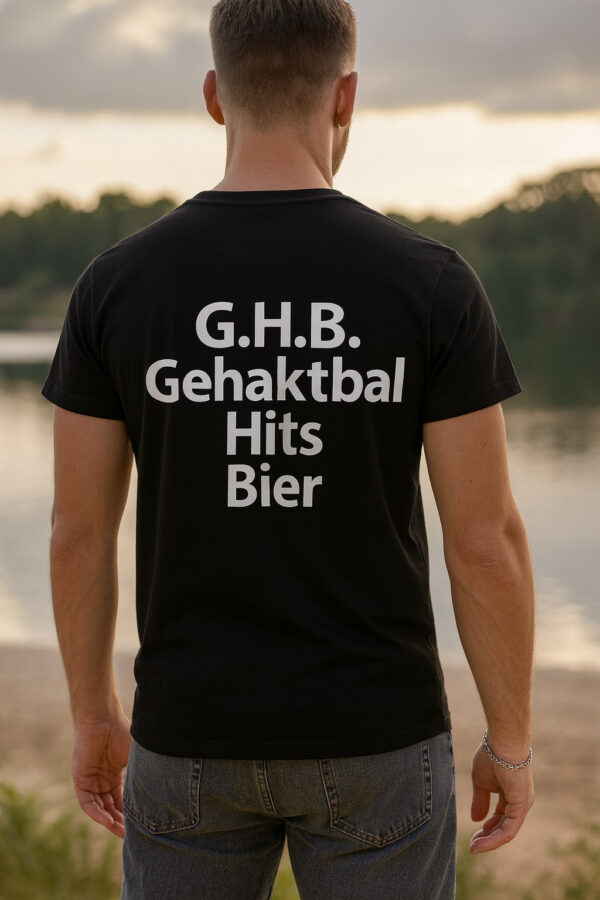 Atjoow T-shirt (GHB) Zwart - Afbeelding 2