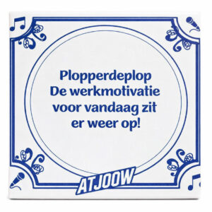 Tegeltje: Plopperdeplop