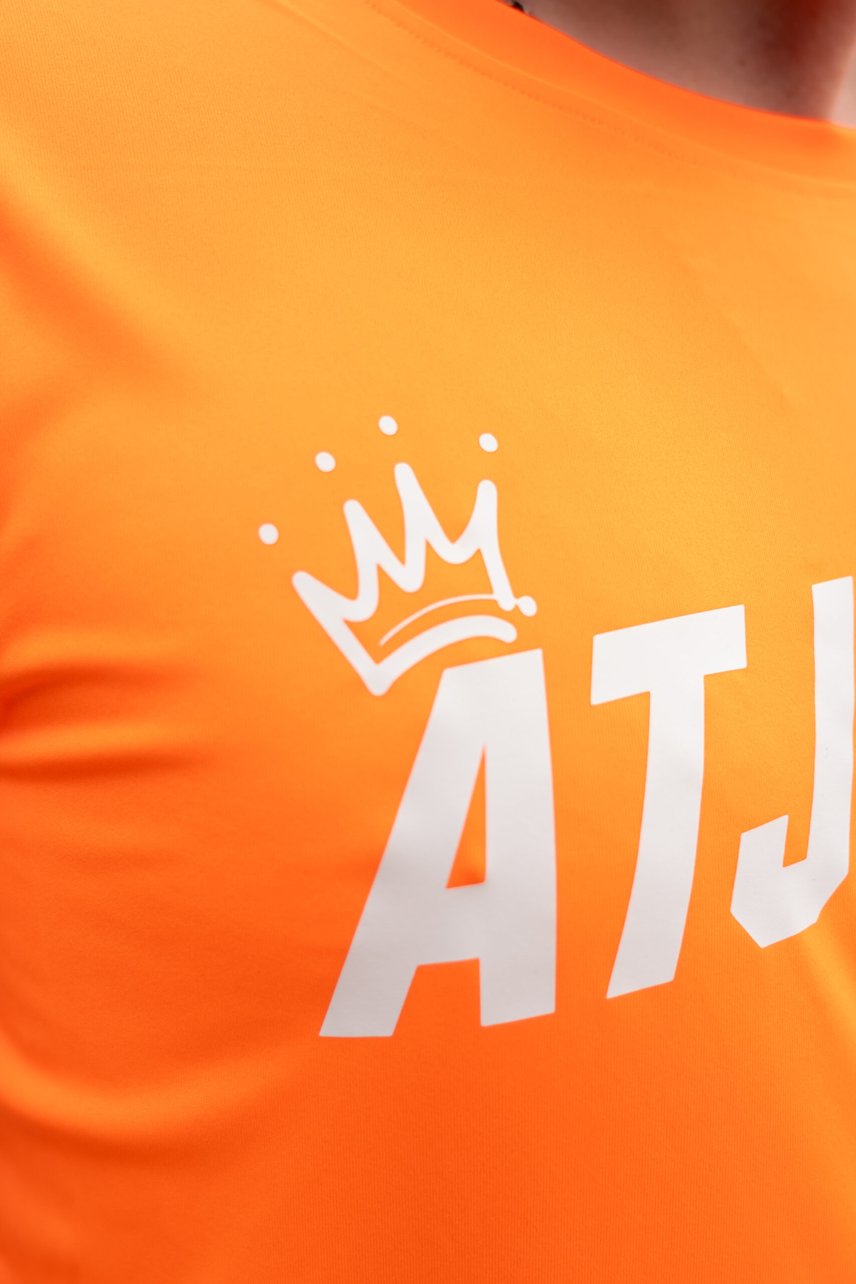 Atjoow T-shirt Oranje (geen tekst op achterkant) - Afbeelding 5