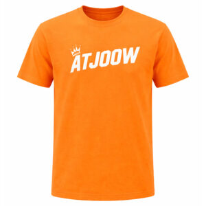 Atjoow T-shirt Oranje (geen tekst op achterkant)