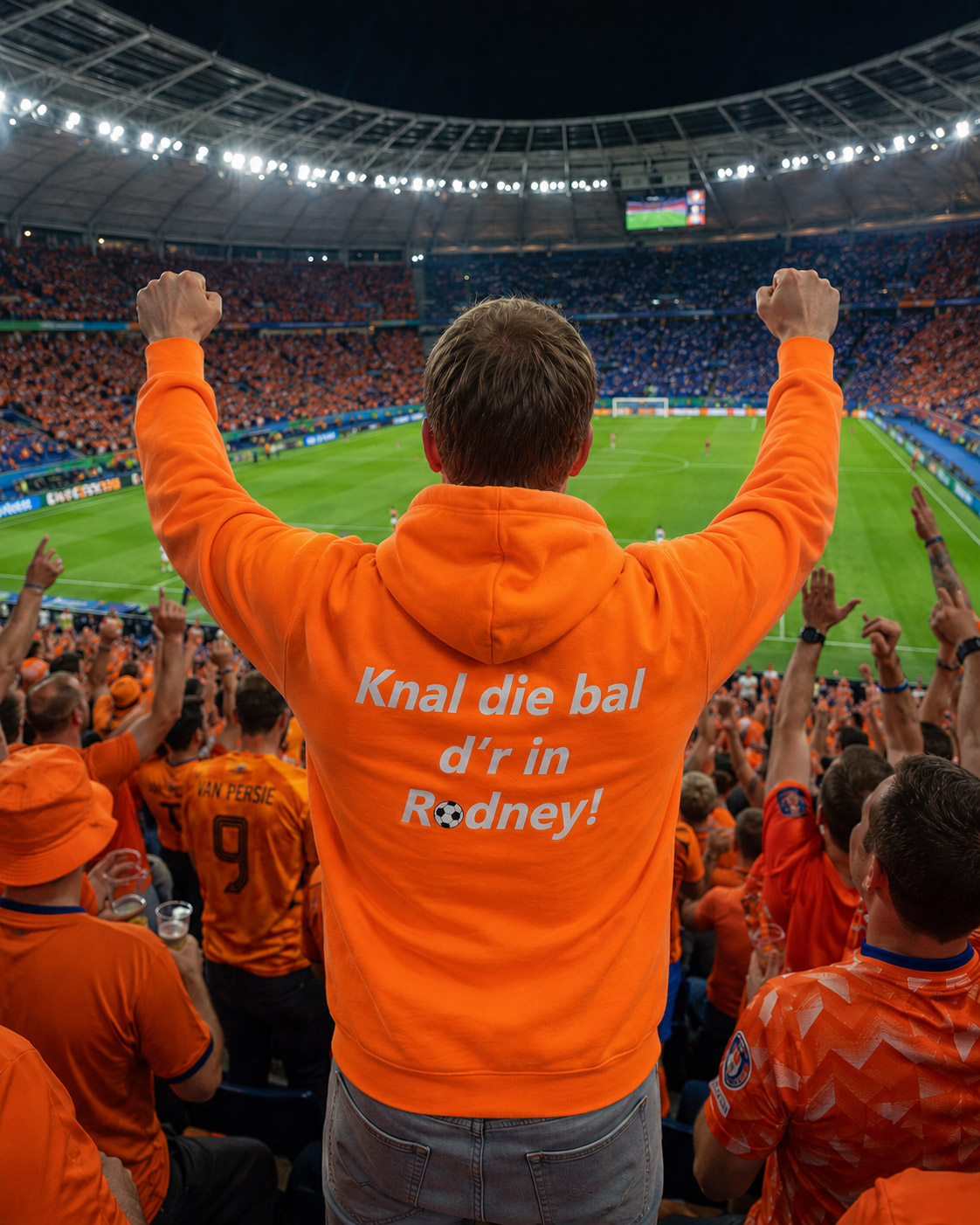 Atjoow WK-hoodie Oranje - Afbeelding 3