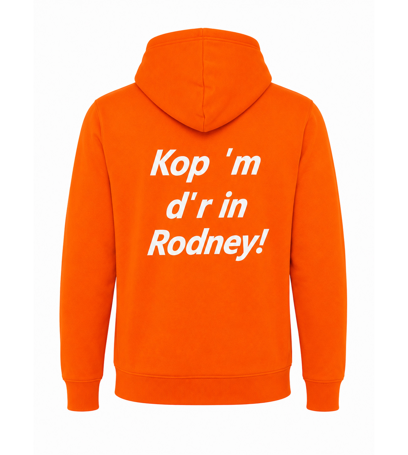 Atjoow WK-hoodie “Kop ‘m d’r in Rodney”